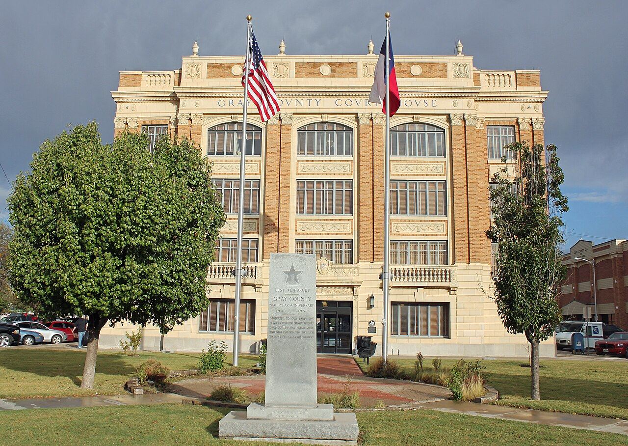 Gray County courthouse, Texas