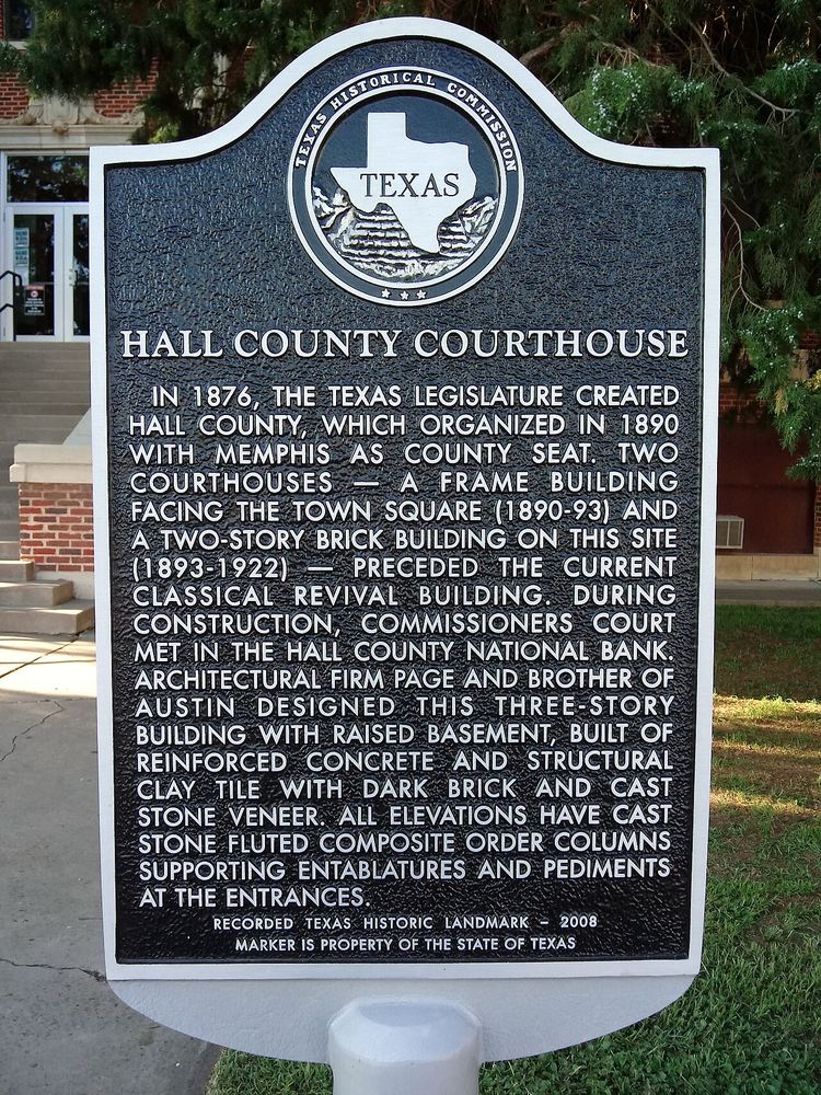 Hall County courthouse, Texas